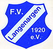 Logo FV Langenargen Blaues Wappenlogo mit Schriftzug F.V. Langenargen 1920 e.V.
