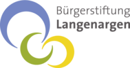 Logo Bürgerstiftung Langenargen Logo der Bürgerstiftung Langenargen mit drei ineinander verschlungenen Ringen und Schriftzug.